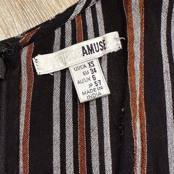 Amuse Society Forever And A Day Striped V-Neck Maxi Dress - Picture 11 of 16